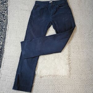 Dockers Men's Dark Blue Straight Fit  Corduroy Pants 30 X 32